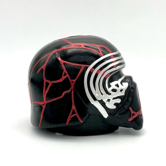 Custom Kylo Ren Helmet Kintsugi Ceramic Bank Star Wars The Rise Of Skywalker - Picture 9 of 17